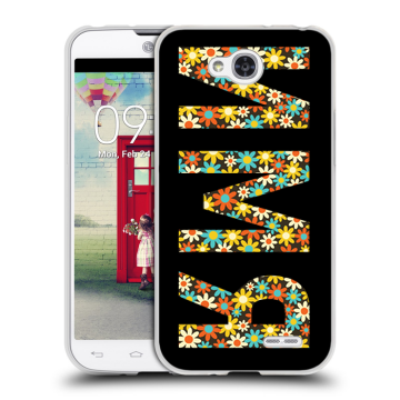 Пластиковый чехол на LG L90 с принтом ИМЯ