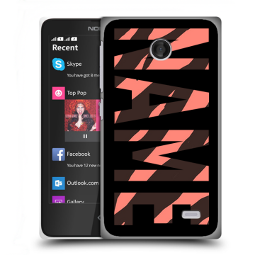 Силиконовый чехол на Nokia X с принтом NAME