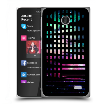 Силиконовый чехол на Nokia X с принтом ФАМИЛИЯ