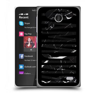 Силиконовый чехол на Nokia X с принтом ФАМИЛИЯ