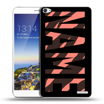 Пластиковый чехол на Huawei MediaPad X1 7.0 с принтом NAME