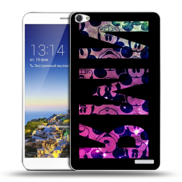 Пластиковый чехол на Huawei MediaPad X1 7.0 с принтом ИМЯ