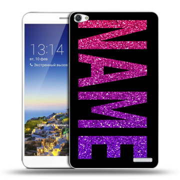 Пластиковый чехол на Huawei MediaPad X1 7.0 с принтом NAME
