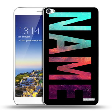 Пластиковый чехол на Huawei MediaPad X1 7.0 с принтом NAME