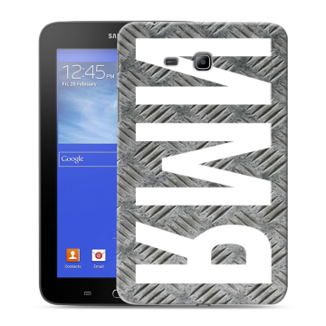 Силиконовый чехол на Samsung GALAXY Tab 3 Lite с принтом ИМЯ