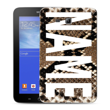 Силиконовый чехол на Samsung GALAXY Tab 3 Lite с принтом NAME