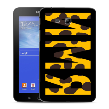 Силиконовый чехол на Samsung GALAXY Tab 3 Lite с принтом ИМЯ
