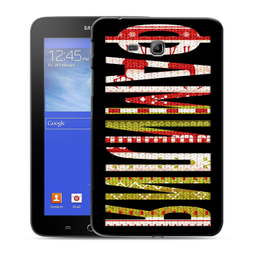 Силиконовый чехол на Samsung GALAXY Tab 3 Lite с принтом ФАМИЛИЯ