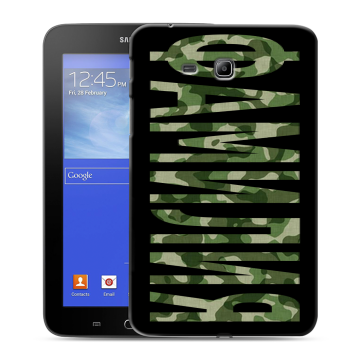 Силиконовый чехол на Samsung GALAXY Tab 3 Lite с принтом ФАМИЛИЯ