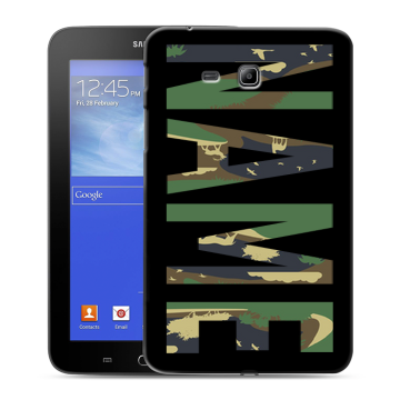 Силиконовый чехол на Samsung GALAXY Tab 3 Lite с принтом NAME