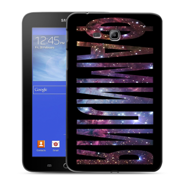 Силиконовый чехол на Samsung GALAXY Tab 3 Lite с принтом ФАМИЛИЯ