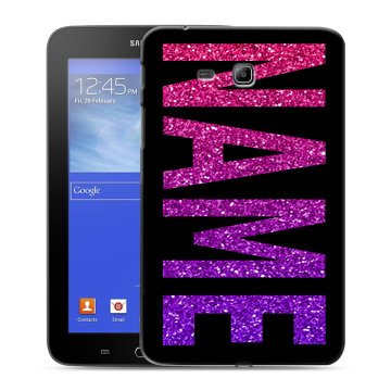 Силиконовый чехол на Samsung GALAXY Tab 3 Lite с принтом NAME