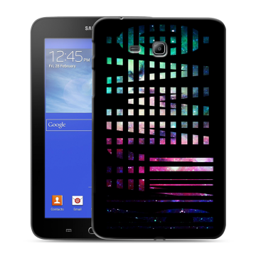 Силиконовый чехол на Samsung GALAXY Tab 3 Lite с принтом ФАМИЛИЯ