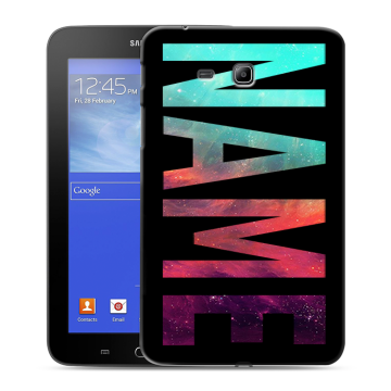 Силиконовый чехол на Samsung GALAXY Tab 3 Lite с принтом NAME