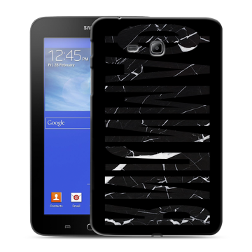 Силиконовый чехол на Samsung GALAXY Tab 3 Lite с принтом ФАМИЛИЯ