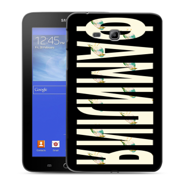 Силиконовый чехол на Samsung GALAXY Tab 3 Lite с принтом ФАМИЛИЯ