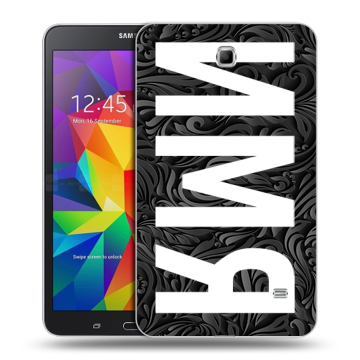 Силиконовый чехол на Samsung GALAXY Tab 4 7.0 с принтом ИМЯ