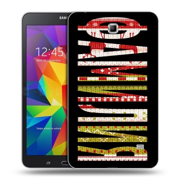 Силиконовый чехол на Samsung GALAXY Tab 4 7.0 с принтом ФАМИЛИЯ