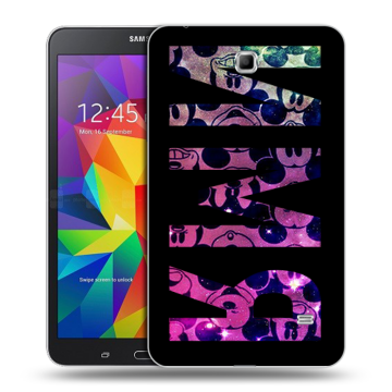 Силиконовый чехол на Samsung GALAXY Tab 4 7.0 с принтом ИМЯ