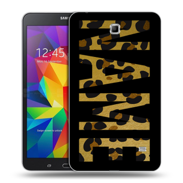 Силиконовый чехол на Samsung GALAXY Tab 4 7.0 с принтом NAME