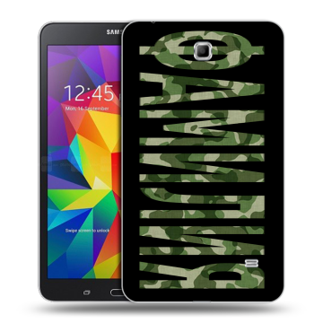 Силиконовый чехол на Samsung GALAXY Tab 4 7.0 с принтом ФАМИЛИЯ