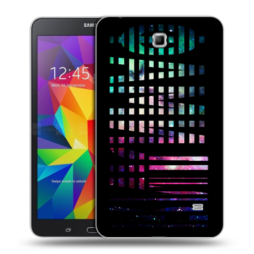 Силиконовый чехол на Samsung GALAXY Tab 4 7.0 с принтом ФАМИЛИЯ