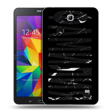 Силиконовый чехол на Samsung GALAXY Tab 4 7.0 с принтом ФАМИЛИЯ