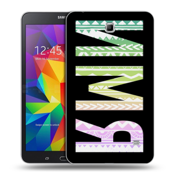 Силиконовый чехол на Samsung GALAXY Tab 4 7.0 с принтом ИМЯ