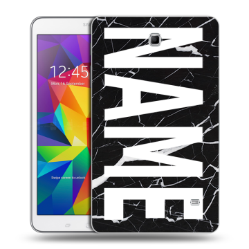 Силиконовый чехол на Samsung GALAXY Tab 4 8.0 с принтом NAME