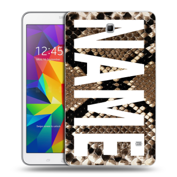 Силиконовый чехол на Samsung GALAXY Tab 4 8.0 с принтом NAME