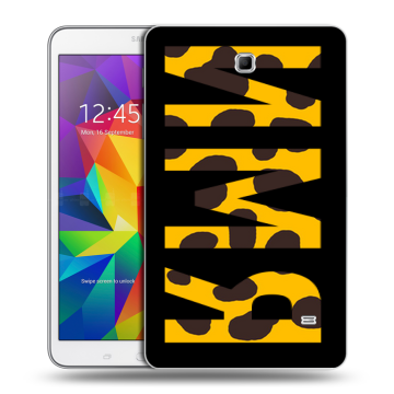 Силиконовый чехол на Samsung GALAXY Tab 4 8.0 с принтом ИМЯ