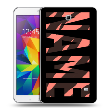 Силиконовый чехол на Samsung GALAXY Tab 4 8.0 с принтом NAME