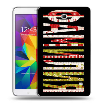 Силиконовый чехол на Samsung GALAXY Tab 4 8.0 с принтом ФАМИЛИЯ