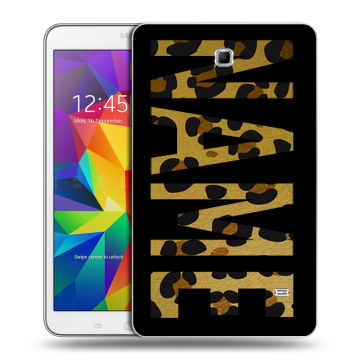 Силиконовый чехол на Samsung GALAXY Tab 4 8.0 с принтом NAME