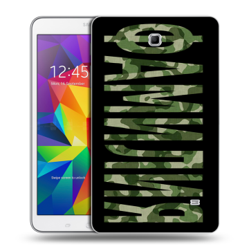 Силиконовый чехол на Samsung GALAXY Tab 4 8.0 с принтом ФАМИЛИЯ