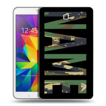 Силиконовый чехол на Samsung GALAXY Tab 4 8.0 с принтом NAME
