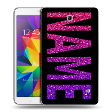 Силиконовый чехол на Samsung GALAXY Tab 4 8.0 с принтом NAME