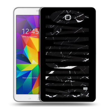 Силиконовый чехол на Samsung GALAXY Tab 4 8.0 с принтом ФАМИЛИЯ