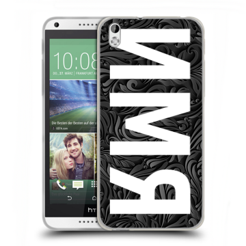 Силиконовый чехол на HTC Desire 816 с принтом ИМЯ