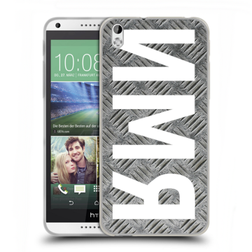 Силиконовый чехол на HTC Desire 816 с принтом ИМЯ