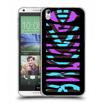 Силиконовый чехол на HTC Desire 816 с принтом ФАМИЛИЯ