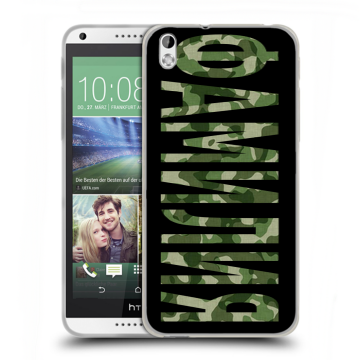 Силиконовый чехол на HTC Desire 816 с принтом ФАМИЛИЯ