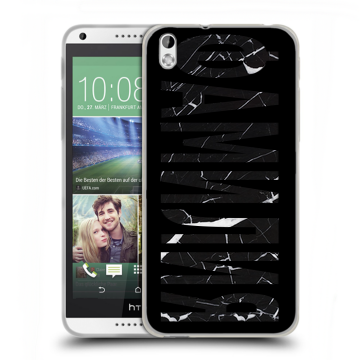 Силиконовый чехол на HTC Desire 816 с принтом ФАМИЛИЯ