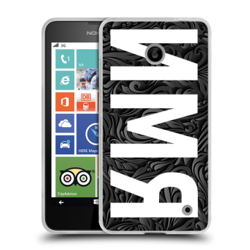 Пластиковый чехол на Nokia Lumia 630/635 с принтом ИМЯ