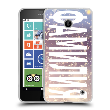 Пластиковый чехол на Nokia Lumia 630/635 с принтом ФАМИЛИЯ