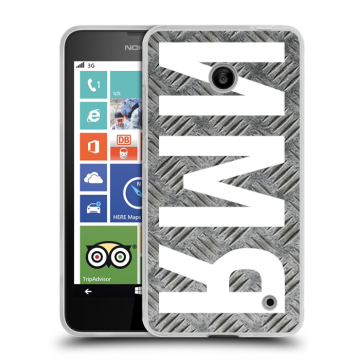 Пластиковый чехол на Nokia Lumia 630/635 с принтом ИМЯ