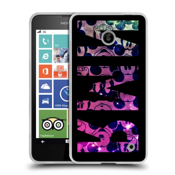 Пластиковый чехол на Nokia Lumia 630/635 с принтом ИМЯ