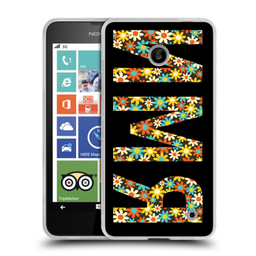 Пластиковый чехол на Nokia Lumia 630/635 с принтом ИМЯ