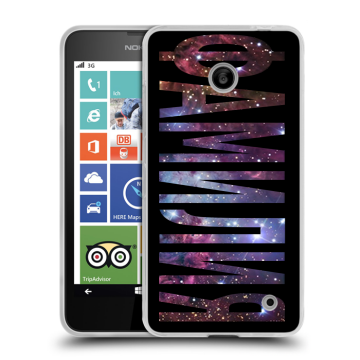 Пластиковый чехол на Nokia Lumia 630/635 с принтом ФАМИЛИЯ