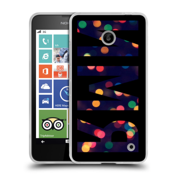 Пластиковый чехол на Nokia Lumia 630/635 с принтом ИМЯ